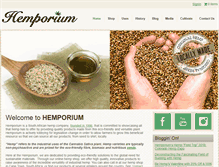 Tablet Screenshot of hemporium.com